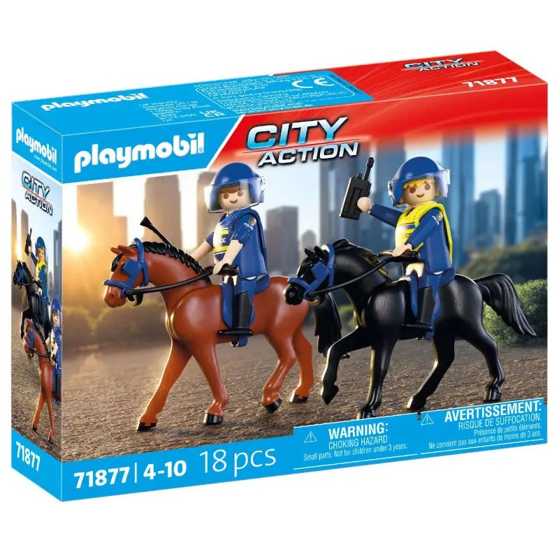 Playmobil City Action 71877 - Policia a caballo