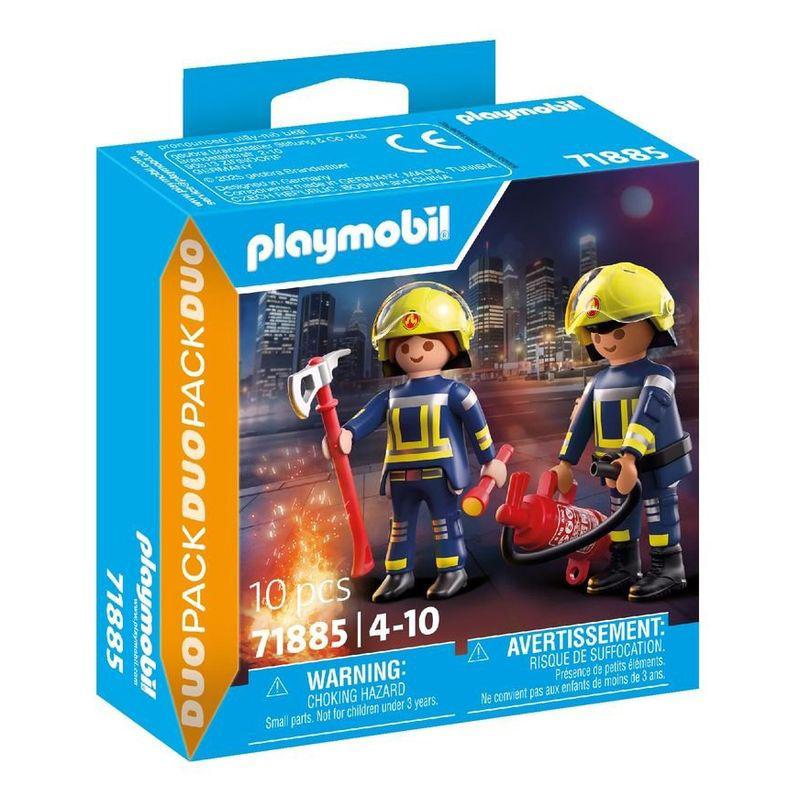 Playmobil Novelmore 71885 - Duo Pack Figuras Bomberos en acción