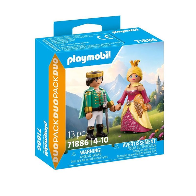 Playmobil Princess 71886 - Duo Pack Figuras Príncipe y Princesa