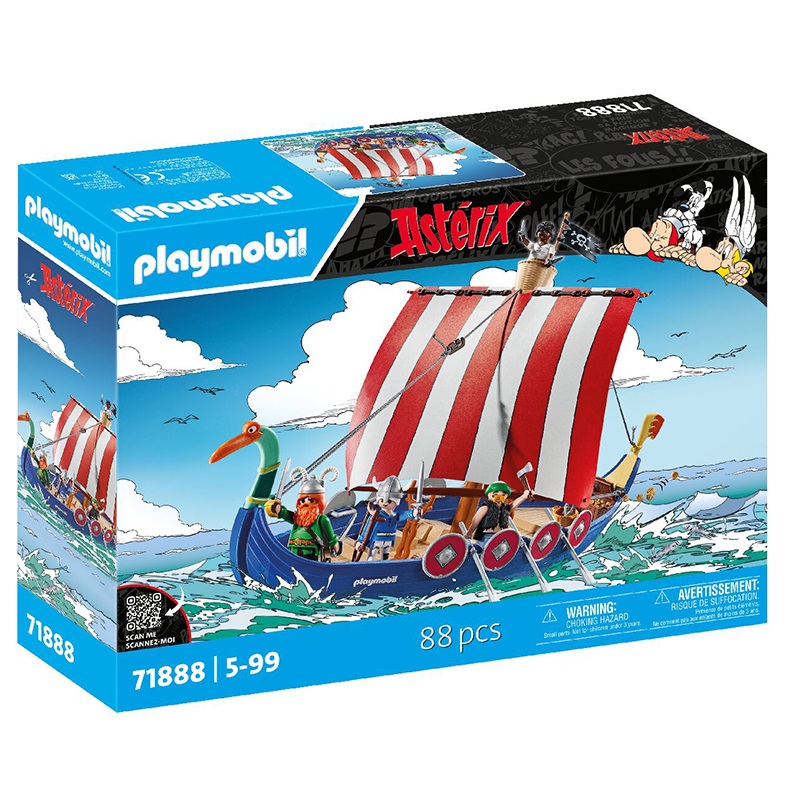Playmobil Asterix e Obelix 71888 - Astérix: barco pirata
