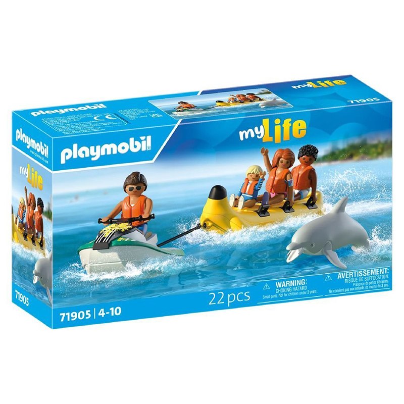 Playmobil My Life 71905 - Passeio de Lancha com banana e Golfinho