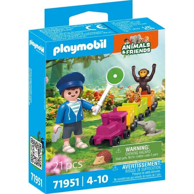 Playmobil Animales and Friends 71951 - Pequeño Viaje en Tren