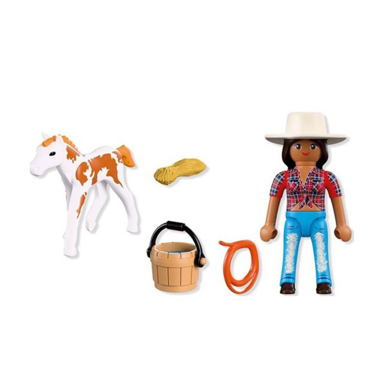 Playmobil Duo Pack 72026 - Jinete con Caballo - Imagen 2