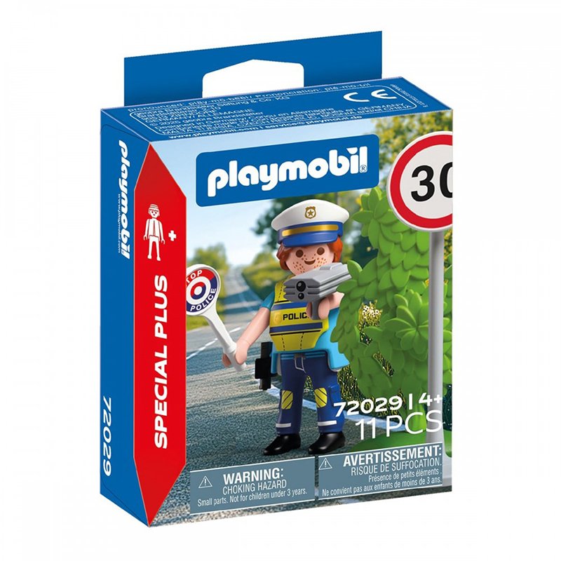 Playmobil Special Plus 72029 - Policia amb Radar de Velocitat