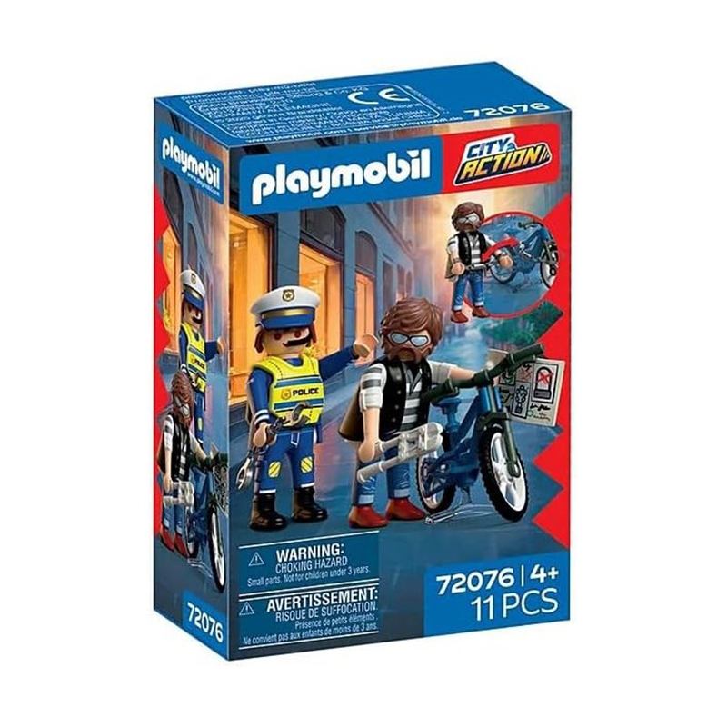 Playmobil City Action 72076 - Robo de Bicicleta