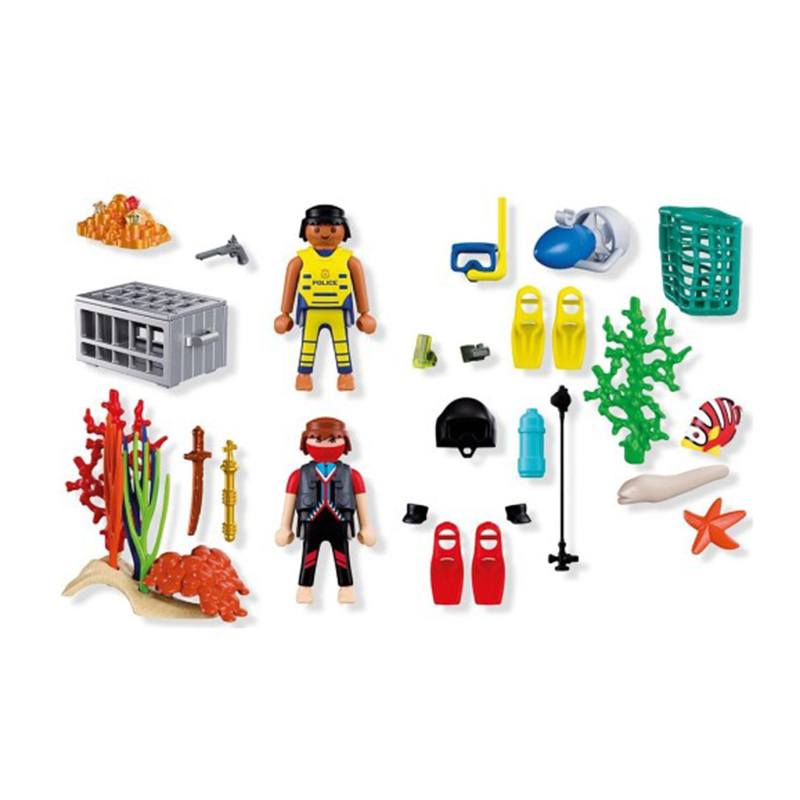 Playmobil City Action 72078 - Policía Buzo con Tesoro - Imagen 1