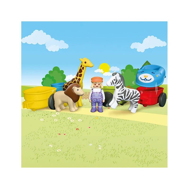 Playmobil Junior 72084 - Tren de los Animales - Imagen 1