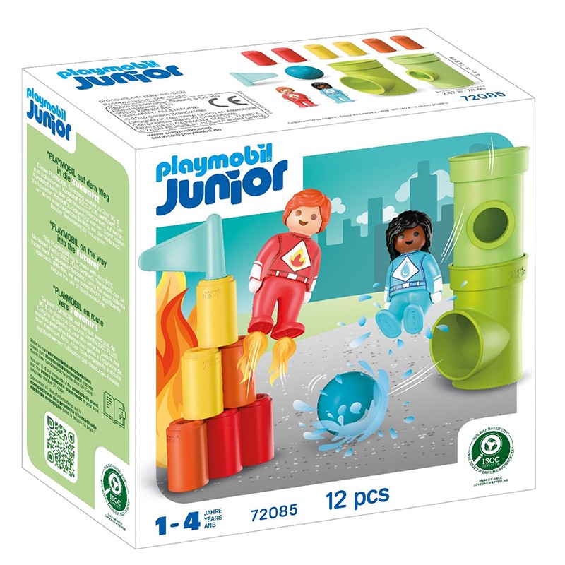 Playmobil Junior 72085 - Superhéroes en acción