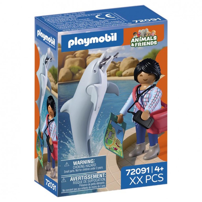 Playmobil Animals and Friends 72091 - Zoo Dofí i Visitant
