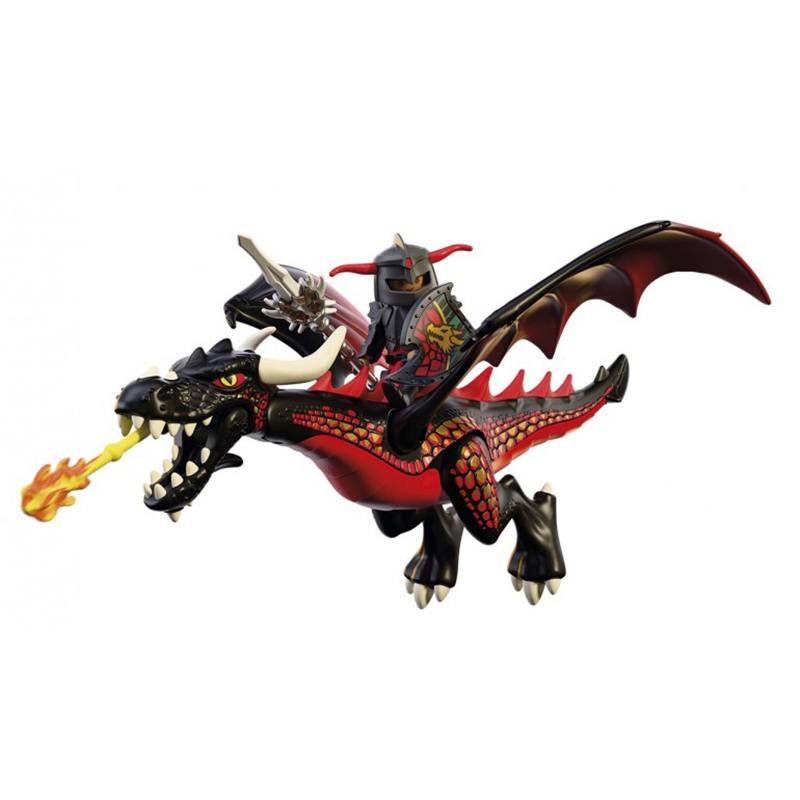 Playmobil Knights 72114 - Caballero del Dragón y Dragón Negro - Imagen 1