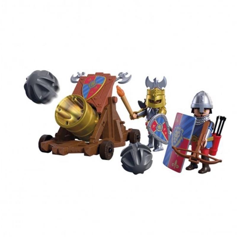 Playmobil Knights 72115 - Cañón de Fuego de Caballeros León - Imagen 1