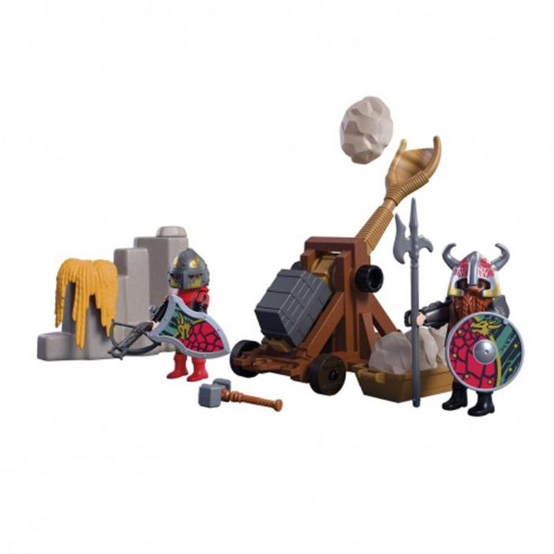 Playmobil Knights 72117 - Catapulta de Caballeros del Dragón - Imagen 1