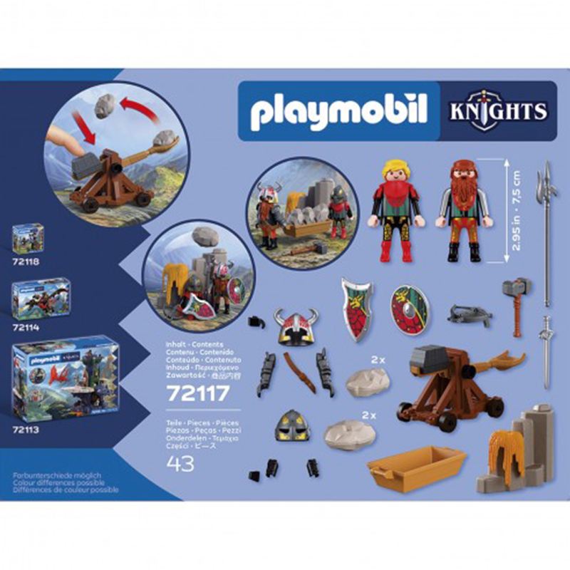 Playmobil Knights 72117 - Catapulta de Caballeros del Dragón - Imagen 3