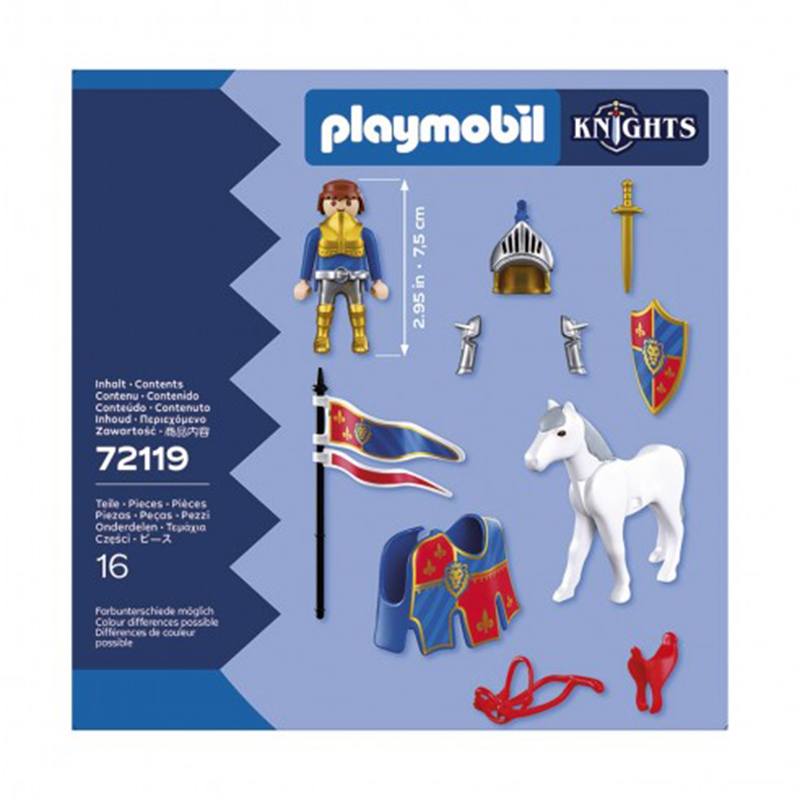 Playmobil Knights 72119 - Figura Caballero León - Imagen 3