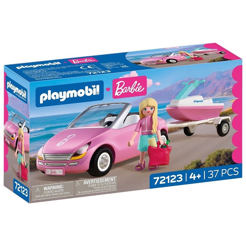Playmobil Barbie 72123 - Coche Descapotable