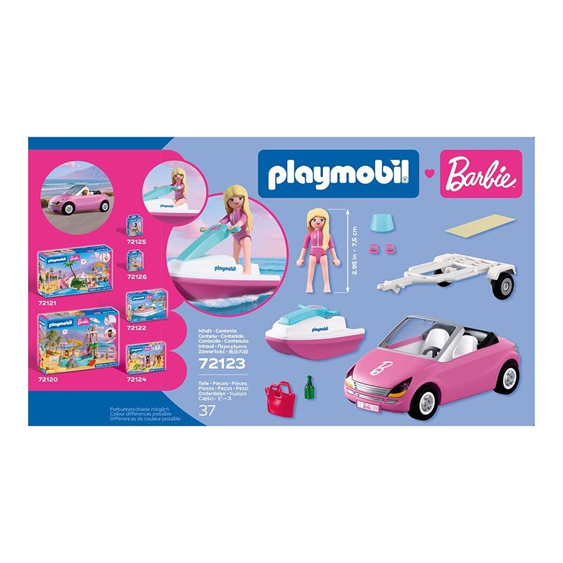 Playmobil Barbie 72123 - Coche Descapotable - Imagen 3