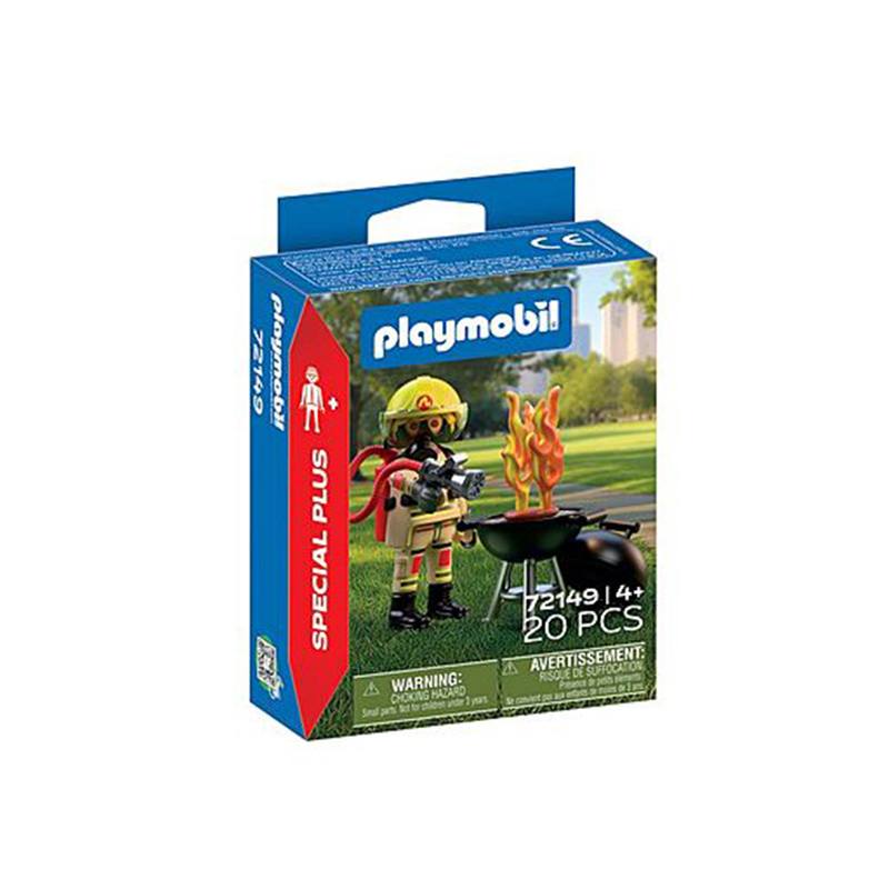 Playmobil Special Plus 72149 - Bomber amb Foc d'Incendi