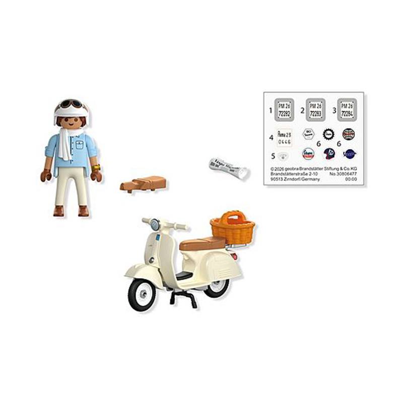 Playmobil 72283 - Vespa 80 Aniversario Estilo Clásico - Imagen 2