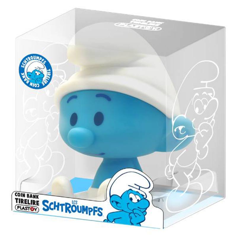 Os Smurfs Cofrinho Chibi Smurf 16cm - Imagem 1