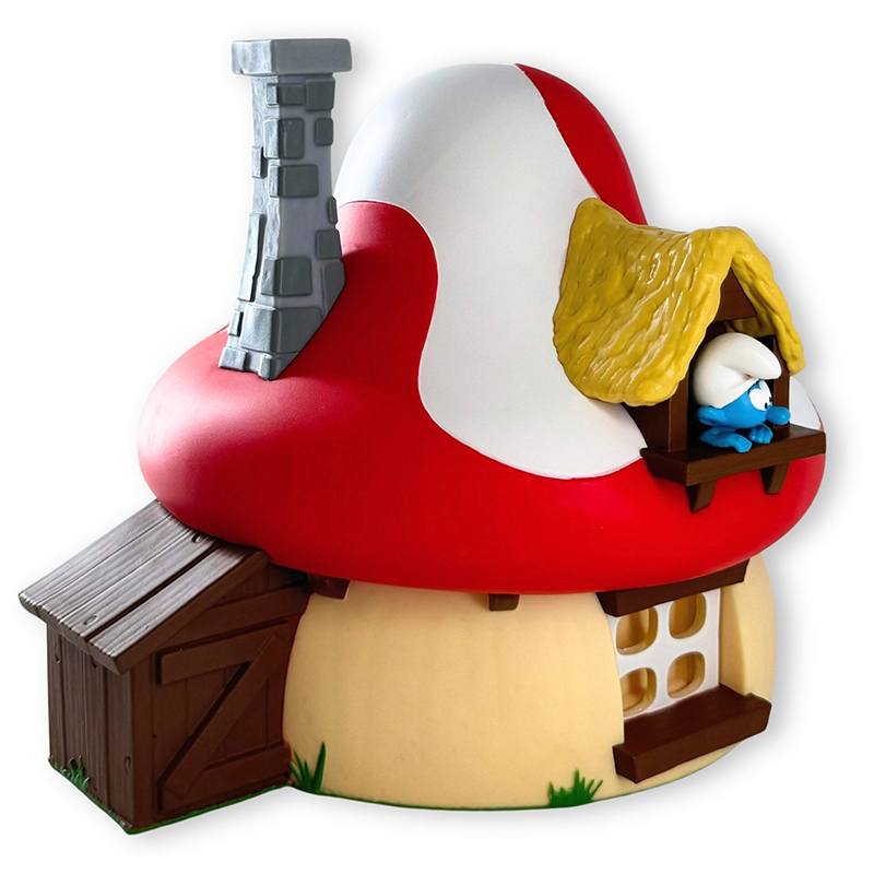 Los Pitufos Hucha Casa Seta 15cm