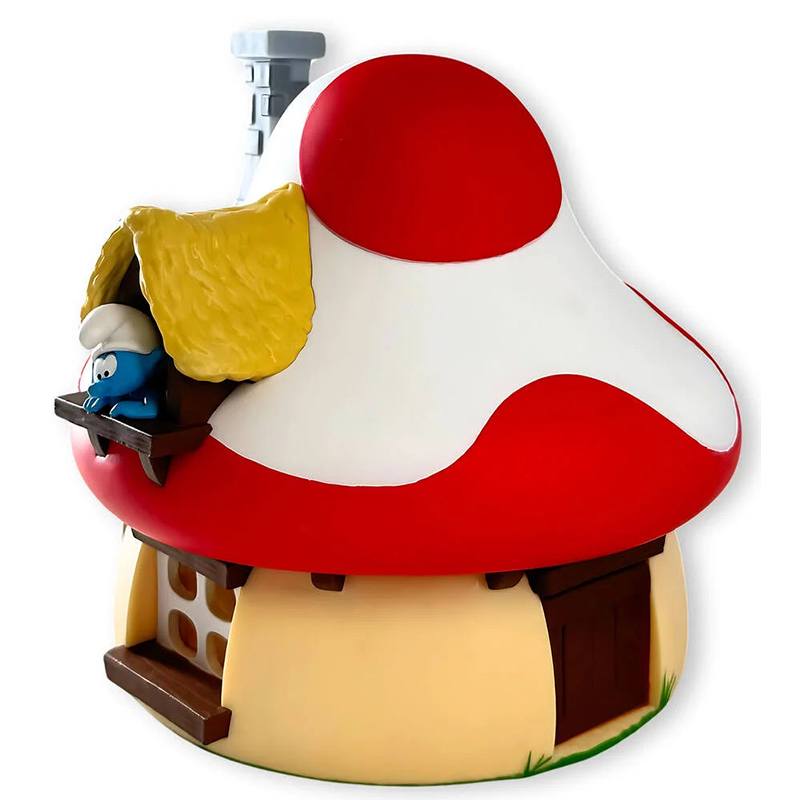 Os Smurfs Cofrinho Casa Cogumelo 15cm - Imagem 1
