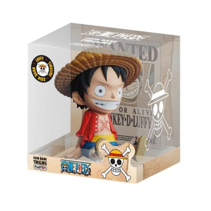 One Piece Hucha Luffy Chibi 18 cm - Imagem 1