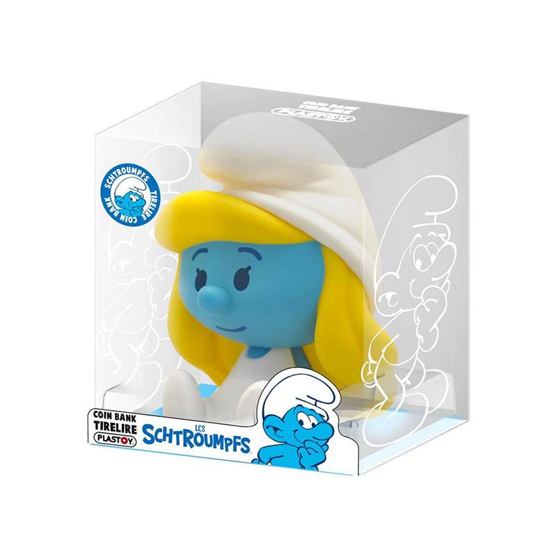 Os Smurfs Cofrinho Chibi Smurfette 16cm - Imagem 1