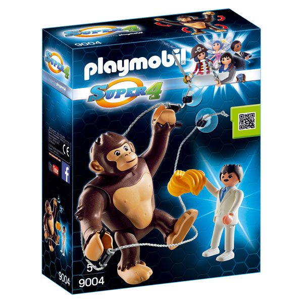Playmobil Super 4 9004 Gorila Gigante Gonk - Imagen 1