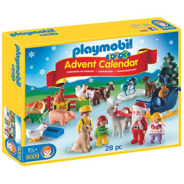 Playmobil 9009 1.2.3 Fazenda Animal Do Calendário Do Advento - Imagem 1