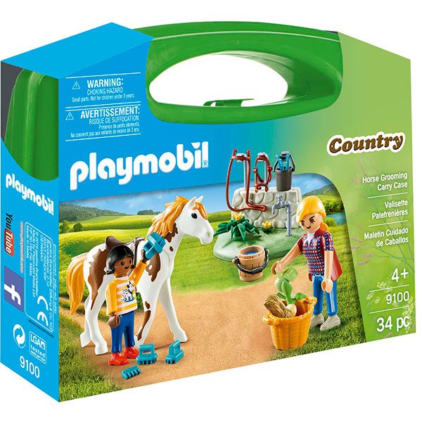 Playmobil Country 9100 Maletín Cuidado de Caballos - Imagen 1