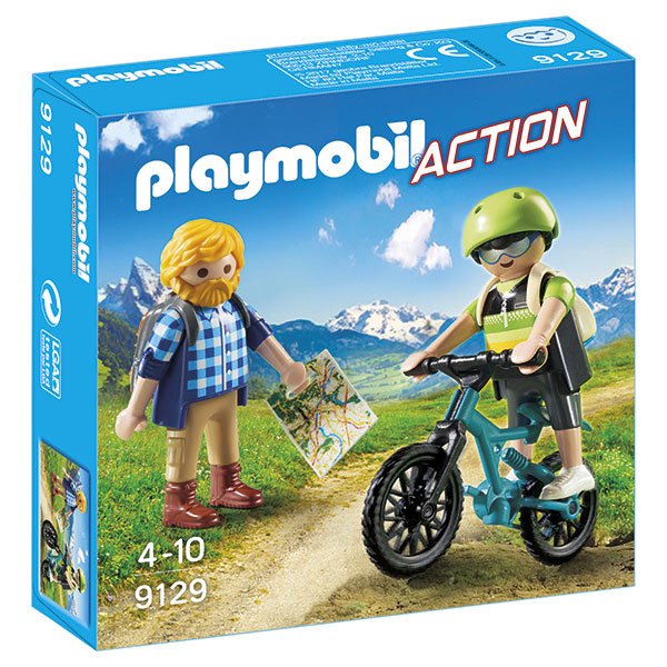 Playmobil 9129 Action Ciclista E Caminhante - Imagem 1