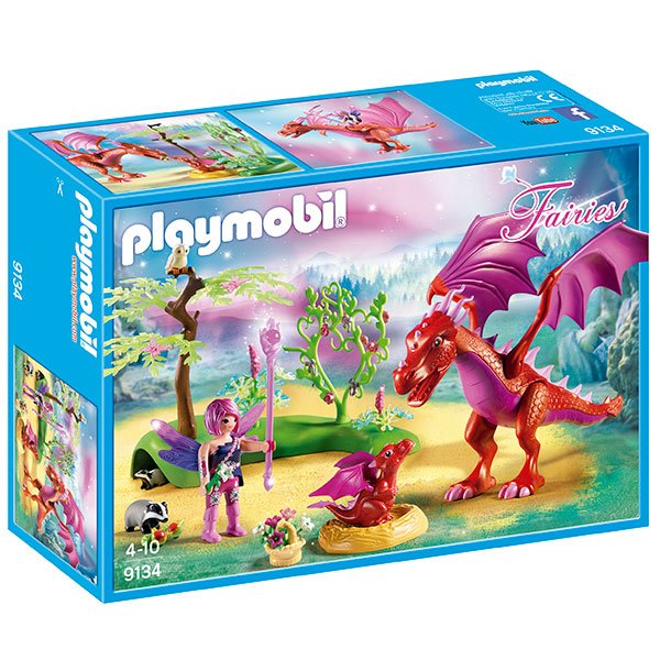 Playmobil Fairies 9134 Dragón con Bebé - Imagen 1