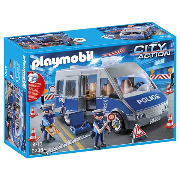 Furgón Policía Control Tráfico Playmobil - Imagen 1