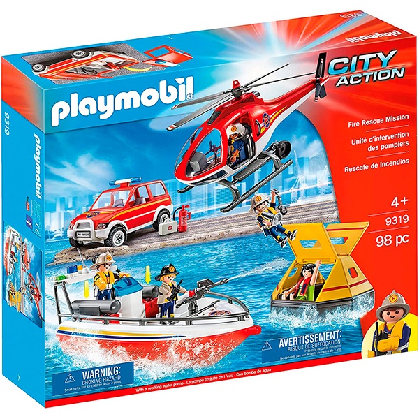 Playmobil 9319 Set de Rescate de Incendios