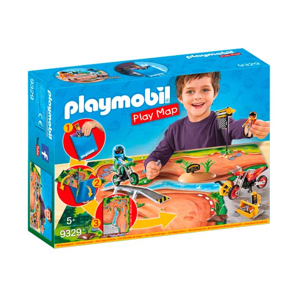 Playmobil Play Map Motocròs - Imatge 1