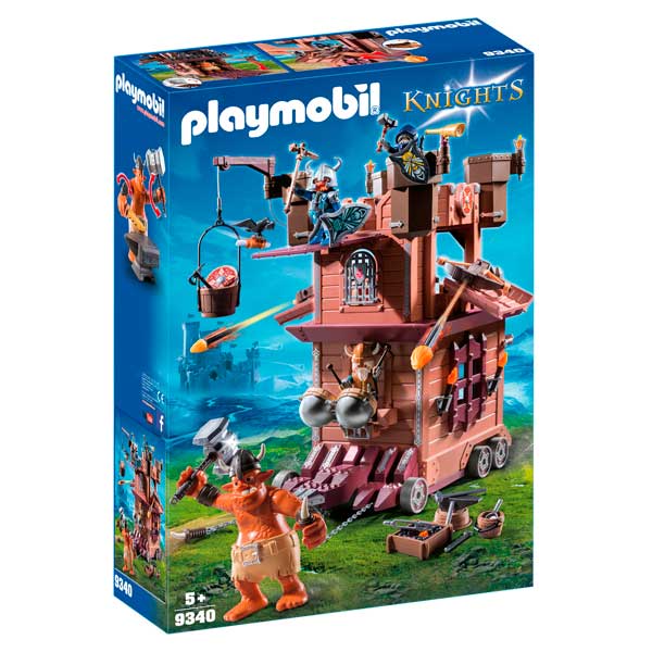 Fortaleza Móvil Enanos Playmobil Knights - Imagen 1