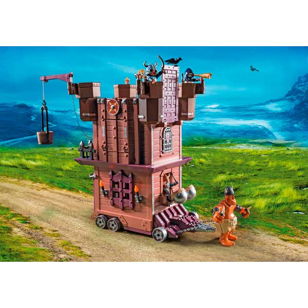 Fortaleza Móvil Enanos Playmobil Knights - Imagen 3