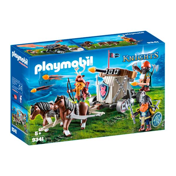 Carruatge de Cavalls Gnomos Playmobil Knights - Imatge 1