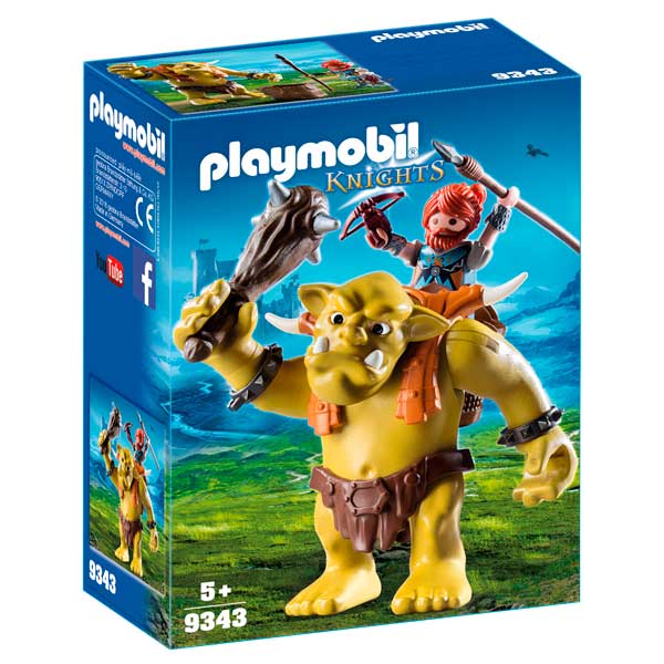 Trol Gegant amb motxilla Playmobil Knights - Imatge 1