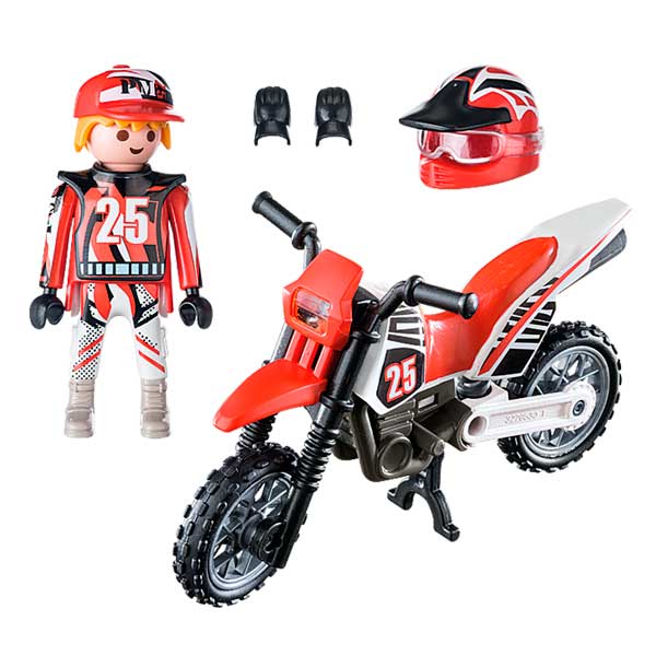 Motocross Playmobil Special Plus - Imagen 1