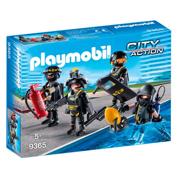 Playmobil 9365 Equipo Fuerzas Especiales City Action - Imagen 1