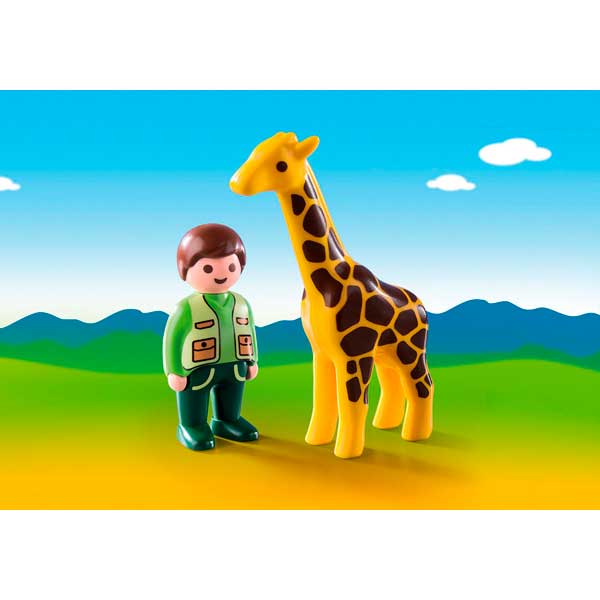 Playmobil 9380 1.2.3 Babá Com Girafa - Imagem 2