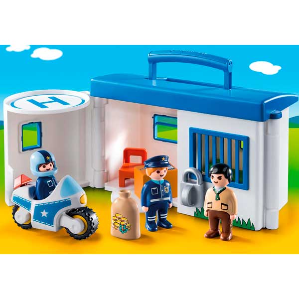 Playmobil 123 - 9382 Maletín Comisaría de Policía - Imatge 3