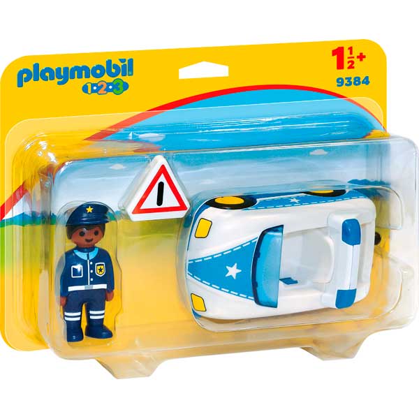 Playmobil 9384 1.2.3 Carro De Policia - Imagem 1