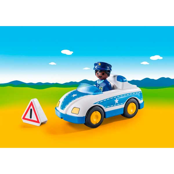 Playmobil 9384 1.2.3 Carro De Policia - Imagem 1