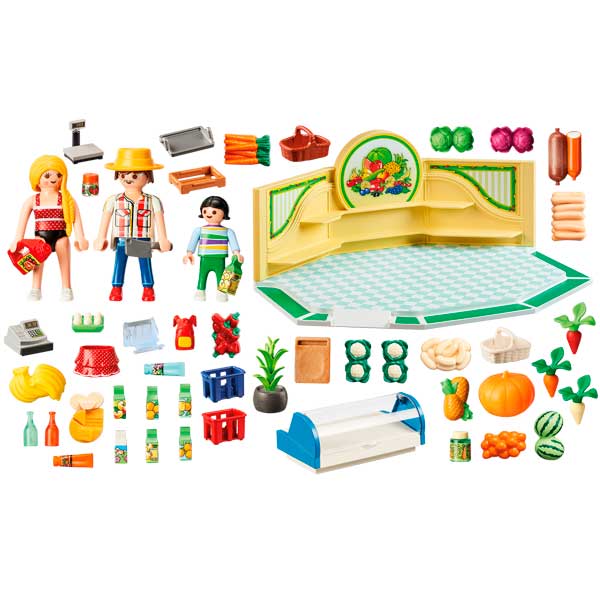 Playmobil 9403 Tienda de Frutas y Verduras City - Imatge 1