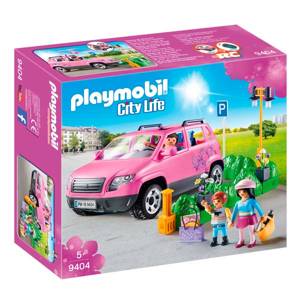 Cotxe Familiar amb Pàrquing Playmobil City - Imatge 1