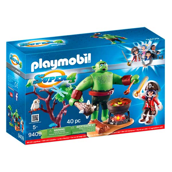 Ogro con Ruby Playmobil Super 4 - Imagen 1