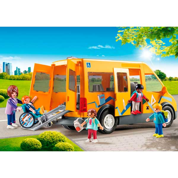 Playmobil 9419 City Life Ônibus Escolar Da Vida Na Cidade - Imagem 2
