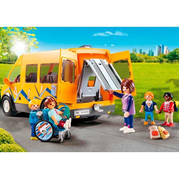 Playmobil 9419 City Life Ônibus Escolar Da Vida Na Cidade - Imagem 3